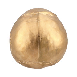 Zlatá lebka s pohyblivou čeľusťou, 20 cm